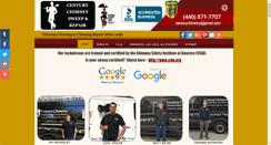 Desktop Screenshot of centurychimney.com